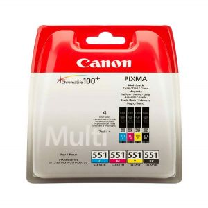 Canon Cli-551 Renkli  Kartuş 4 Lü