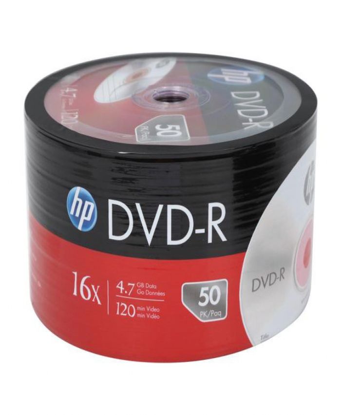 HP DVD-R 4.7GB 120MIN 1-16X 50Lİ SHRINK