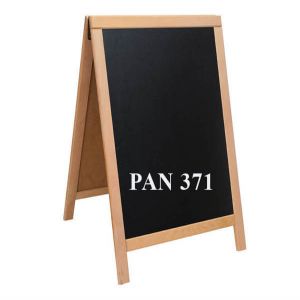 Panda Ahşap Yazı Tahta Çi̇ft T. 60X85 Si̇yah Pan371