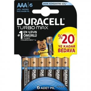 Duracell Pil Turbo Aaa İnce Kalem