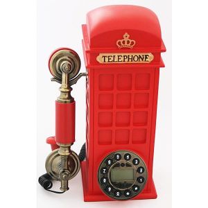 Kembs Antik Telefon Tuşlu Telefon Kulubesi 28022A