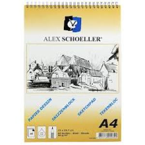Alex Eskiz Blok A4 90 Gr Spr. Dik.60 Yp. Alx-820
