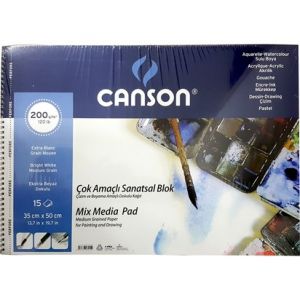 Canson Resim Defteri 35X50 200 Gr 15 Yp