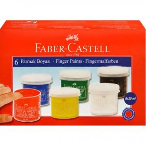 Faber castell Parmak Boyası 6 Renk 1604022 6X45Ml