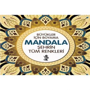 Mandala Şehrin Tüm Renkleri Büyükler İçin Boyama