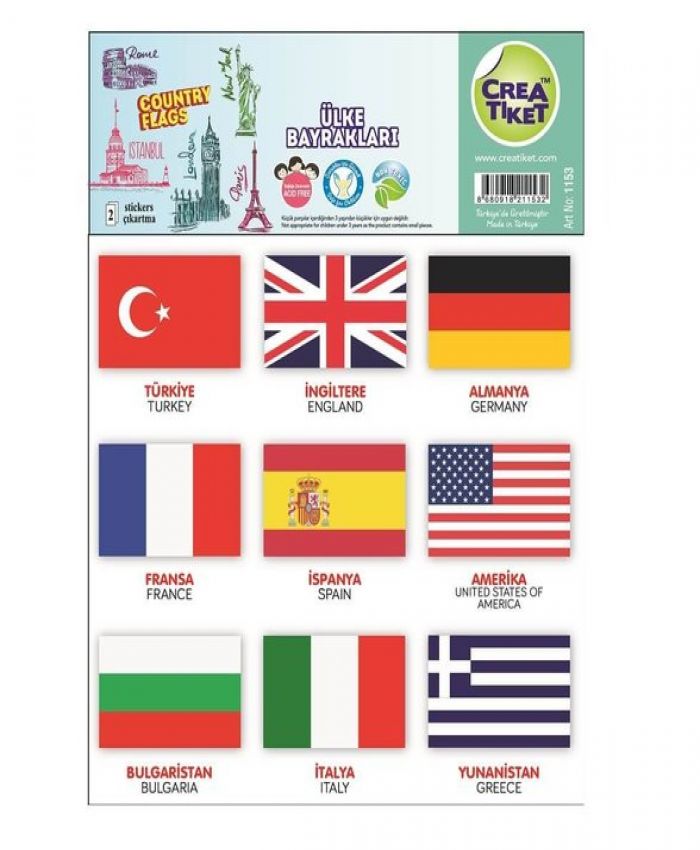 tüm dünya bayrakları ve isimleri