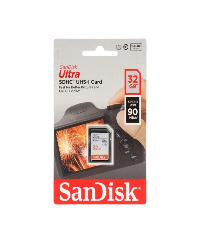 SANDISK SDSDUNR-032G-GN6IN 90/MB 32GB ULT SD C10