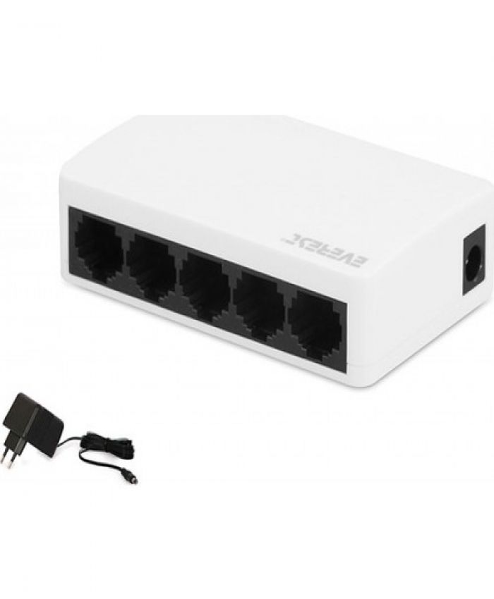 EVEREST ESW-105 5 PORT 10/100MBPS ETHERNET SWİTCH