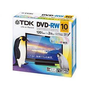 TDK DVD-RW 4.7GB 120MIN 1-4X 10 LU KUTULU