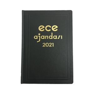 Ece Ajanda 17X25 Anadolu No:7 Siyah 2021