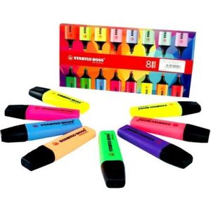 Stabılo Fosforlu Kalem Boss Ana Renkler 8 Renk