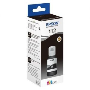 Epson T06C14A Siyah Şişe Mürekkep 112