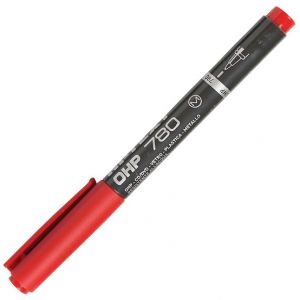 Hı-Text Asetat Kalemi (M) Kırmızı