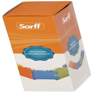 Sarff Kart Koruyucu Di̇k Şeffaf 50 Li̇