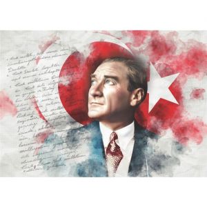 Keskin Yapboz 1000 Li 68X48 Atatürk Ve Bayrak