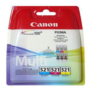Canon Cli-521 Renkli  Kartuş 3 Lü