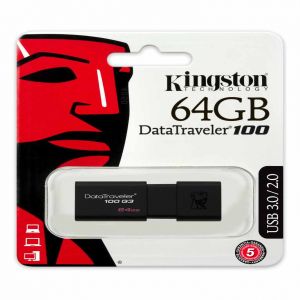KINGSTON 64GB DataTraveler100 G3 USB3.0 Usb Bellek