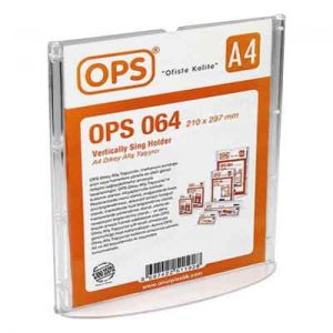 Ops 064 A4 Dikey Afiş Taşıyıcı