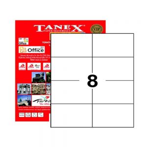Tanex Laser Etiket Tw-2374 105 X 74.25 Mm